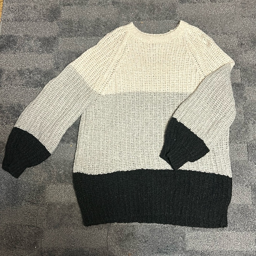 Thick Women’s Block Color Sweater